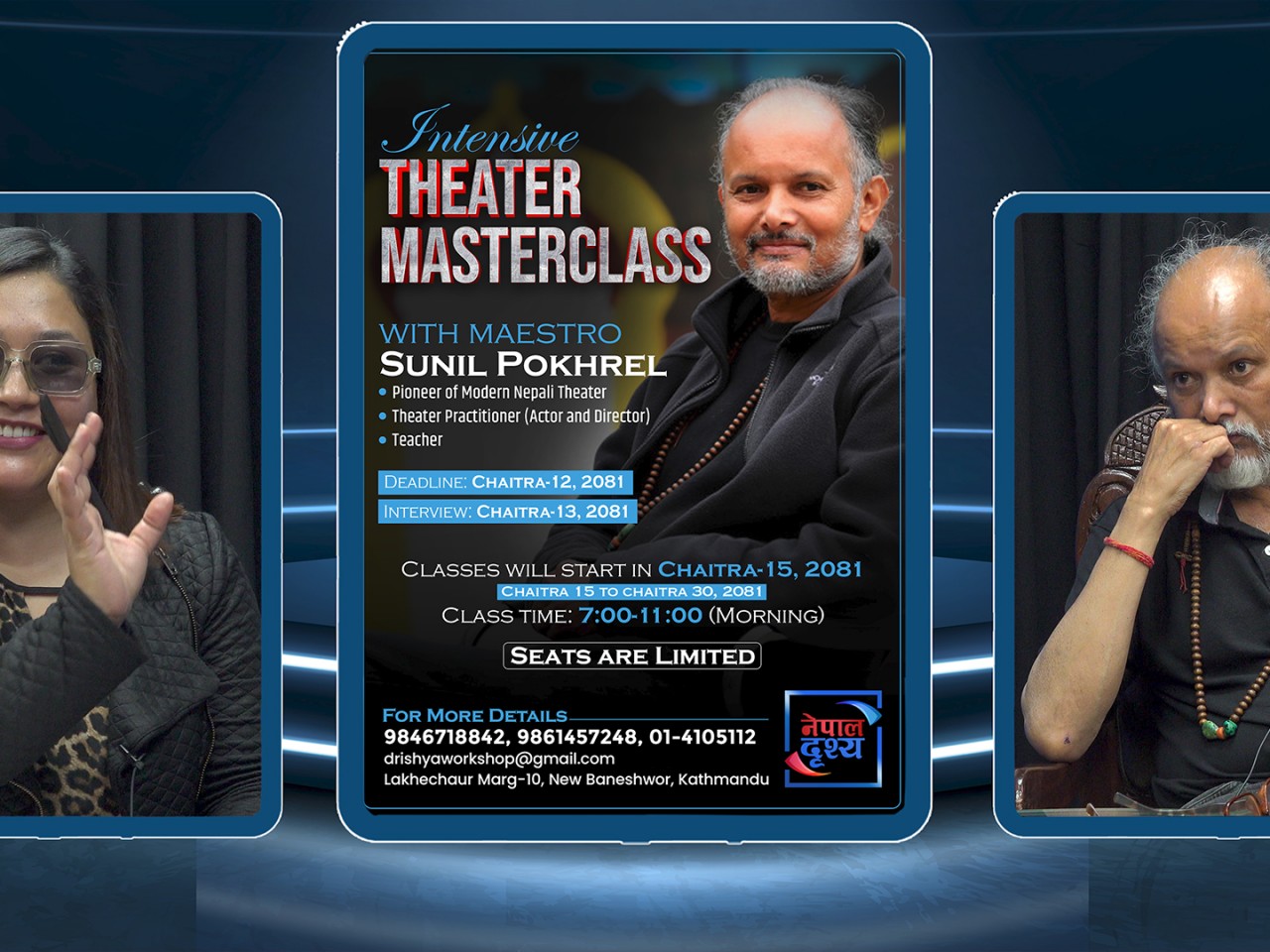 Intensive Theater Masterclass with maestro Sunil Pokhrel ,Interview