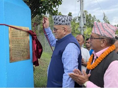 गोरखामा सोतीखोला लिफ्टिङ खानेपानी आयोजना निर्माण