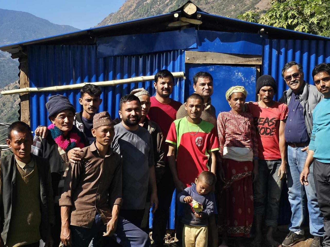 प्रदिप पौडेलको नेतृत्वमा जाजरकोटमा १०० अस्थायी आवास निर्माण सम्पन्न