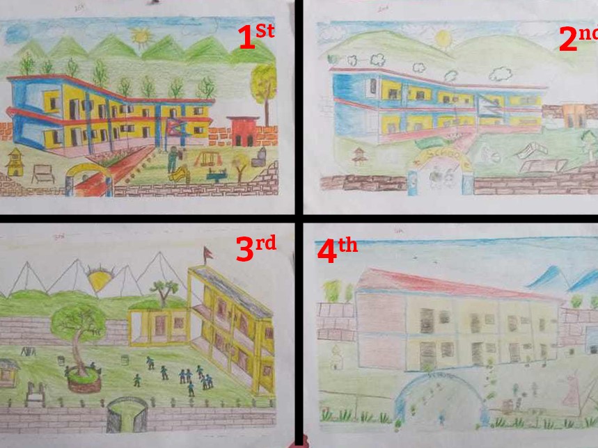 धादिङको त्रिपुरासुन्दरीमा चित्रकला प्रतियोगिता,बालविकास प्रथम