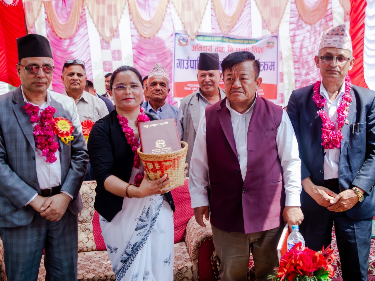 धादिङको गंगाजमुना गाउँपालिका “अनिवार्य तथा निःशुल्क शिक्षा लागु भएको स्थानीय तह” घोषणा