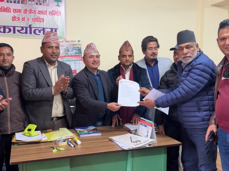 कांग्रेस धादिङले प्रतिनिधि सभा र राष्ट्रिय सभाका लागि ३५ नाम सिफारिस