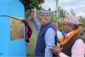 गोरखामा सोतीखोला लिफ्टिङ खानेपानी आयोजना निर्माण