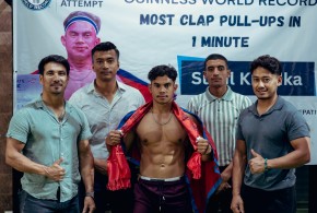 धादिङका सुनिलले तोडे ‘क्ल्याप पुलअप’मा अमेरिकाको १० वर्षे कीर्तिमान