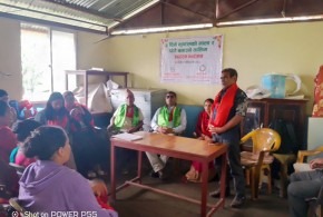 धादिङ,त्रिपुरासुन्दरी : ३ दिने क्रिस्टल माला र पोते बनाउने तालिम  सुरु