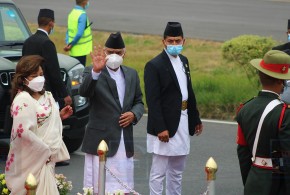 तीन दिने भारत भ्रमणमा प्रधानमन्त्री शेरबहादुर देउवा