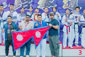 ग्रेटर बे कप अन्तर्राष्ट्रिय तेक्वान्दो सिरिजमा नेपालका असिम श्रेष्ठ सर्वोत्कृष्ट खेलाडी