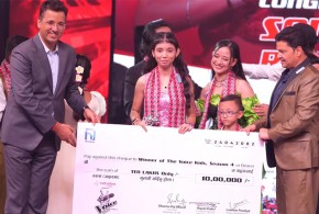 The Voice Kids Nepal Season 4 को विजेता बनिन् सोनाली राजभण्डारी