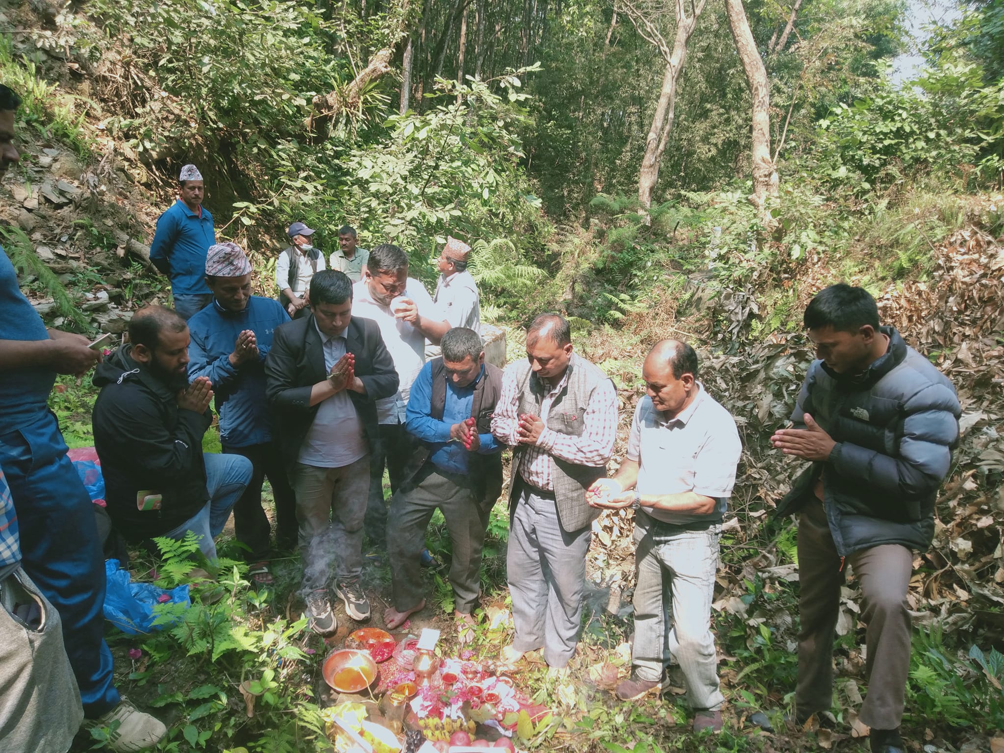 धादिङ, त्रिपुरासुन्दरी : बृहत् कामटारी लिफ्ट खानेपानी आयोजना  सिलान्यास