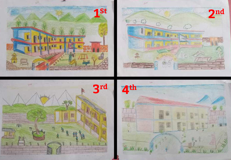धादिङको त्रिपुरासुन्दरीमा चित्रकला प्रतियोगिता,बालविकास प्रथम