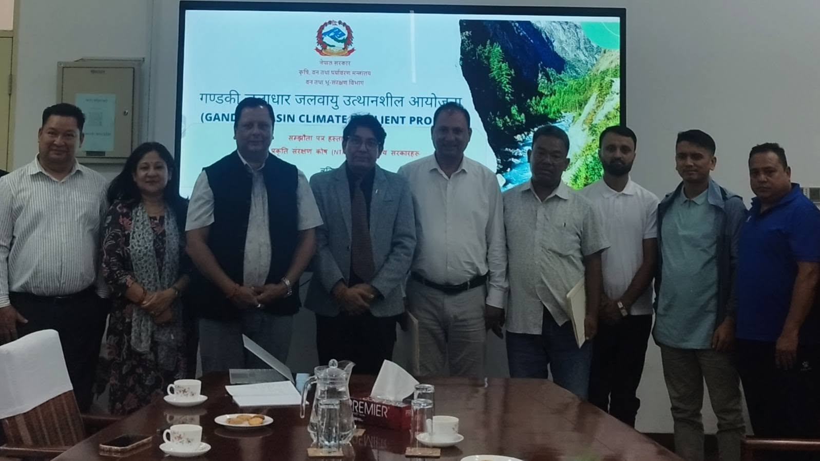 त्रिपुरासुन्दरीमा ३०० हेक्टर क्षेत्रफलमा जलवायु उत्थानशील धान र गहुँ खेती गरिँदै
