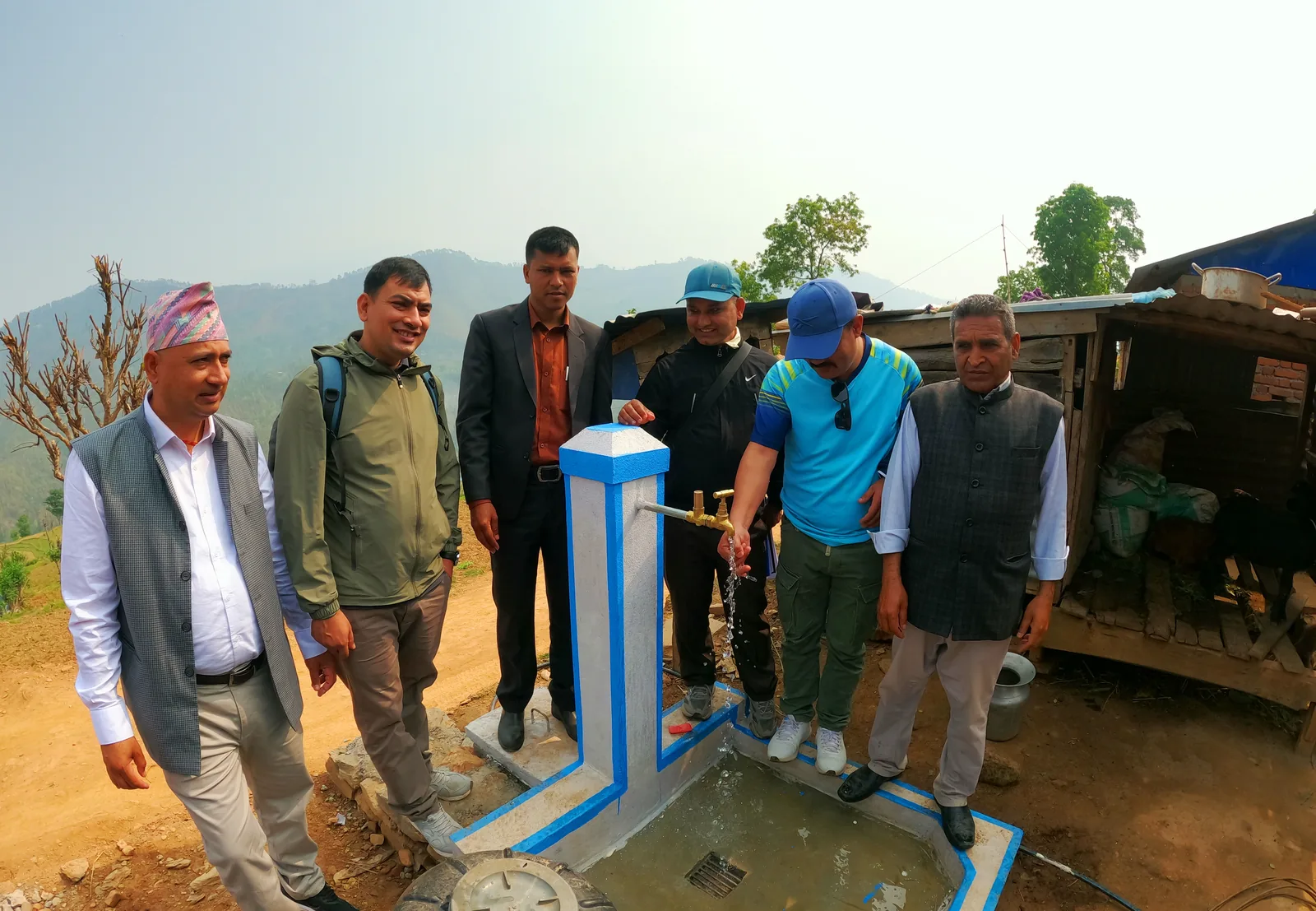 त्रिपुरासुन्दरी–६ का दलित बस्तीमा ‘एक घर, एक धारा’ योजना सम्पन्न